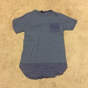 Cotten cut bottom tee